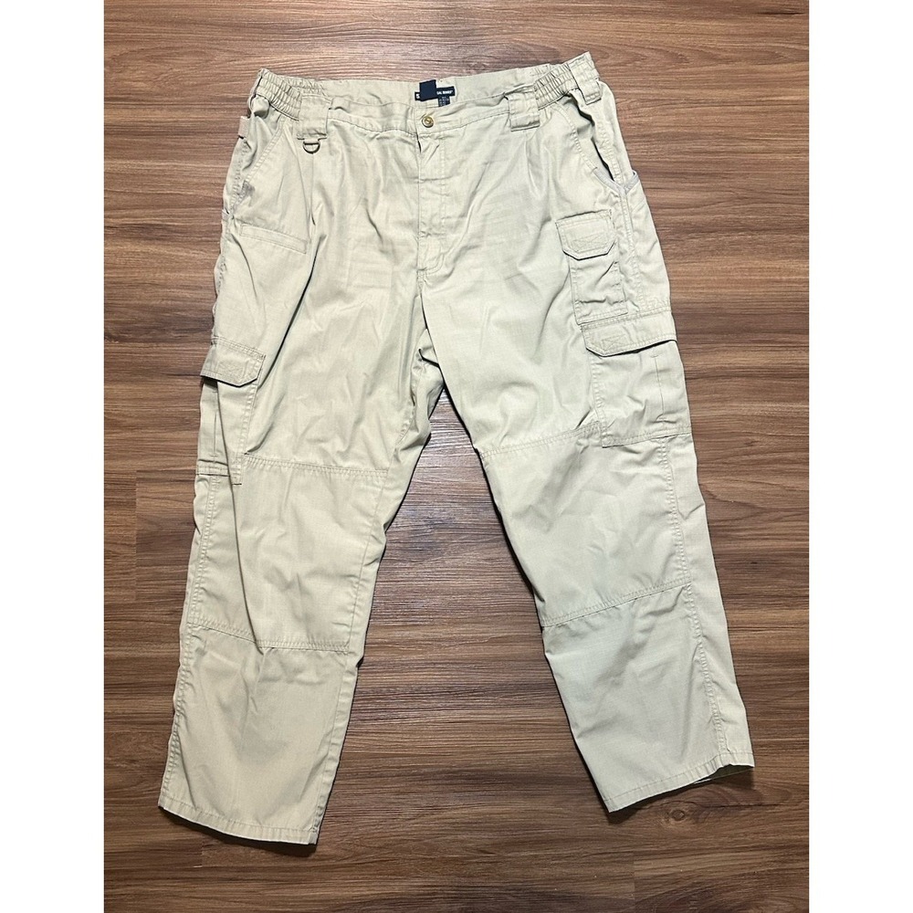 5.11 Khaki Utility Tactile Pro Ripstop Cargo Combat Tactical Pants Men Sz 42x30